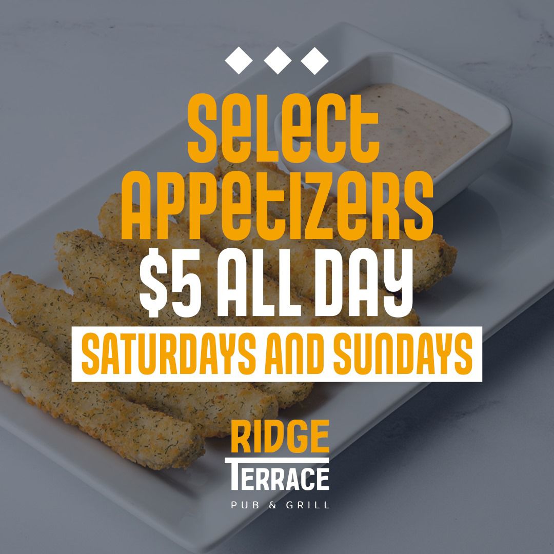 Select Appetizers $5 All Day